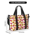 Travel Bags for Women Men Cute Food Delicious Duffle Bag for Travel