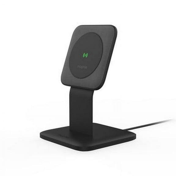 mophie - 15W wireless charging stand compatible with snap and MagSafe for Smartphones iPhone Google Pixel Samsung Galaxy Qi-enabled Devices