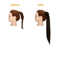 thumbnail image 3 of SAYFUT Long Straight Clip in Ponytail Extension,20/28 Inch Wrap Around Drawstring Pony Tail Hair Extension Synthetic Hairpiece Hair Piece for Women (1B#140-160g), 3 of 8