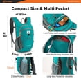 thumbnail image 2 of Mochila de Senderismo SKYSPER 20L Plegable Ligera Cian, 2 of 6