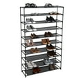 thumbnail image 3 of Simplify 50 Pair Shoe Rack 10 Tiers in Black Nonwoven, 3 of 8