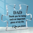 thumbnail image 1 of Regalos de papá de la placa acrílica del rompecabezas del padre del hijo de la hija Regalos divertidos para el papá que lo tiene todo Navidad Día del padre Regalos de cumpleaños para papá Papá Padre de los niños WifePuzzle Papá esquí esquí Gafas de esquí, 1 of 4