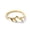 Gold, variant on Geometric Copper Ring Mountain Peak Jewelry Nature Lovers