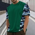thumbnail image 2 of Crop Tops for Men Trendy Summer Black Blouses for Men Dressy Sexy Big Tshirts to Wear With Leggings Mens White Tank Top Shapewear Hawaiian Shirts Blue, 2 of 5