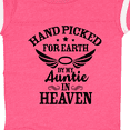 thumbnail image 4 of Inktastic Handpicked for Earth by My Auntie in Heaven with Angel Wings Boys or Girls Baby Bodysuit, 4 of 5