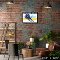 thumbnail image 3 of Frameworth Auston Matthews 20x29 Toile Encadré Maple Leafs, 3 of 5