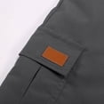 thumbnail image 6 of FAOWME Kids Boys Girls Cargo Shorts Elastic Waist Solid Color Comfortable Lightweight Shorts With Pockets For Casual Daily Wear,Grey,9-10 Years, 6 of 8