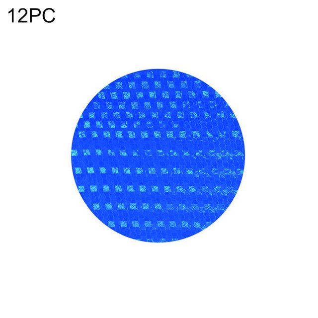 Opolski 12Pcs Car Vehicle Body Waterproof Reflective Warning Stickers Decoration Strip