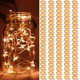 thumbnail image 1 of Fairy Lights ZGWJ, paquete de 100 unidades, funciona con pilas, 2 m, naranja, 1 of 6