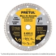 thumbnail image 1 of Disco de diamante, rin turbo, 4-1/2', Pretul Pretul Pretul DID-245P, 1 of 4
