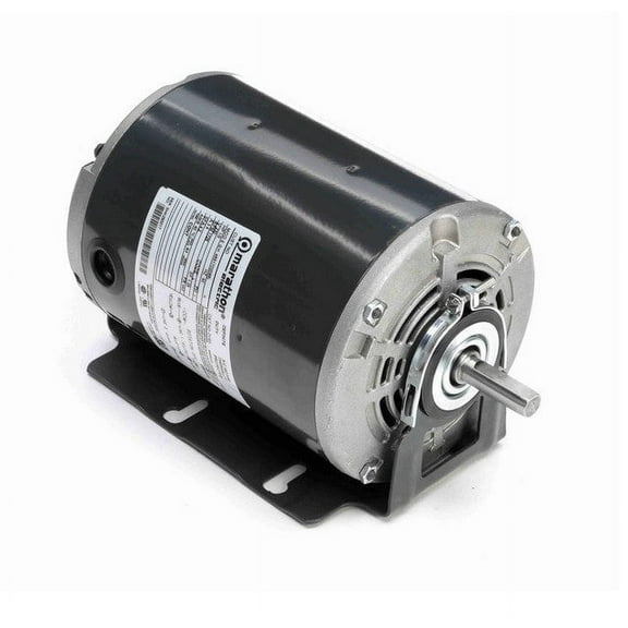 Marathon Motors MD163 D163 1/2 hp (1 speed) 230V 1800 RPM ODP 48Y Frame Resilient Base Blower Motor