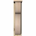 thumbnail image 2 of 6"W x 10"D x 26"H Carmel Rough Sawn Corbel w/Backplate, Douglas Fir, 2 of 9