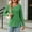 Green, variant on Blczomt Tops Women Long Sleeve Black Y2K Dressy Casual Shirts Solid Color Crew Neck Slit Womens Blouses L