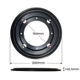 thumbnail image 1 of Seamless Rotation Lazy Susan Rotating Bearing Turntable for DIY Projects Black, 1 of 10