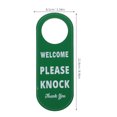 thumbnail image 2 of WEUVEB Do Not Disturb Sign Office Meeting Room Sign Pu Black 1Pack, 2 of 8
