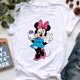 thumbnail image 3 of Ropa de mujer verano 2022 Mickey Minnie Mouse Disney camisetas de manga corta para niñas divertida moda ropa de calle mujer camisa, 3 of 5