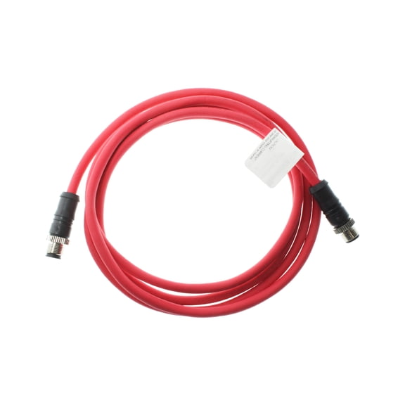 Mencom MDE45WB-4MMP-2M-RD Etherplug 4-Pin Male to Male Cable Assembly, 2-Meter