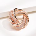 thumbnail image 2 of LYMAYTER Anneau Rond Foulard Élégante de Luxe Clip Anneau - Rond Strass Brillant Incrusté, Porte-Vêtements, 2 of 6