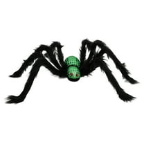 Vikakiooze Halloween Simulation Skull Big Spider 75cm Plush Spider Ornament, Halloween Decorations