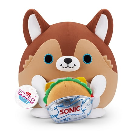 Snackles Series 2 14 inch Soinc (Lucas), Stuffed Animal Plush Toy by ZURU