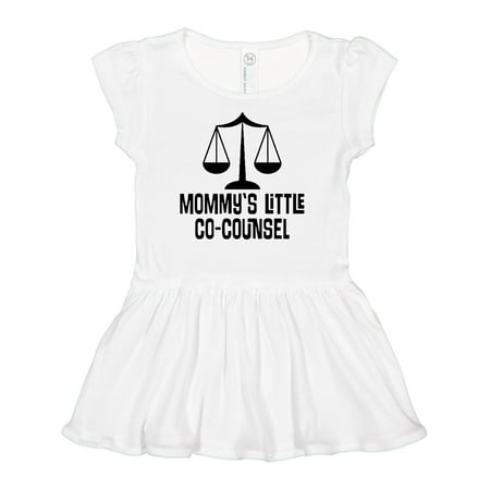 

Inktastic Mommy Little Co Counsel Lawyer Gift Baby Girl Dress