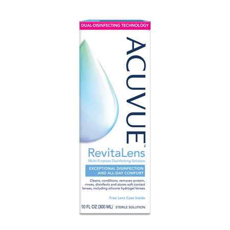 Acuvue RevitaLens Multi Purpose Disinfecting Contact Solution, 10 Oz.