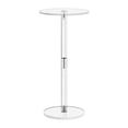 thumbnail image 1 of Mesa de acrílico mesita de noche para espacio pequeño Mesa de bebida nórdica Mesa auxiliar para mesita de noche Sala de estar Decoración de baño Estilo A, 1 of 8