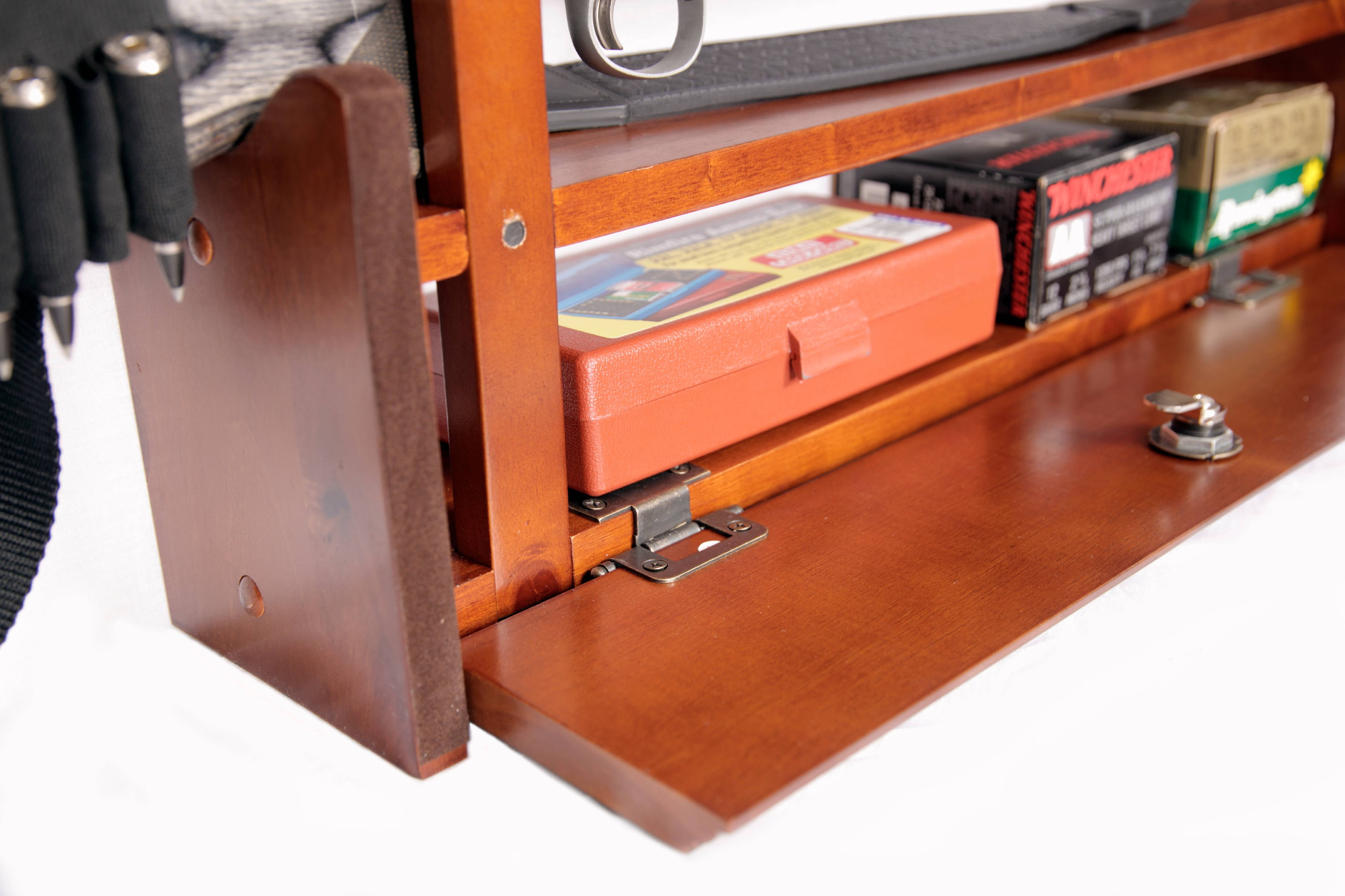 American Furniture Classics Model 840  4 Gun Wall Rack