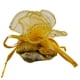thumbnail image 1 of 100 bolsas de regalo de organza transparente de Ankirol, color dorado, 26 cm, 1 of 6