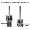 thumbnail image 4 of Water Pipe Inner Hole Opener Universally Water Pipe Tappings Tool Electric Drill Hexagonal Opener,1/2inch'' 3/4'', 4 of 8