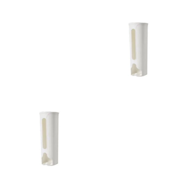 Caja de almacenamiento Wosthever Cubo de basura Accesorios para el hogar Blanco 2piezas
