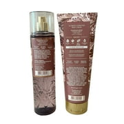 Bath & Body Works Cozy Vanilla Bourbon Mist & Body Cream Set