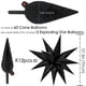 thumbnail image 2 of Starburst Balloons ZAKVOOR, 60 unidades, globos en forma de estrella con 12 puntas, 2 of 6