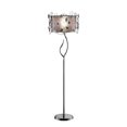 thumbnail image 1 of ORE International 62"H Silver Crystal Floor Lamp, 1 of 2