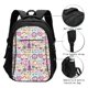 thumbnail image 3 of Balery Peace Love and Dove Flower Power Mochila con carga USB para hombre y mujer - Mochila impermeable y antirrobo para portátil con puerto USB para viajes, trabajo, estudios y universidad, 3 of 7