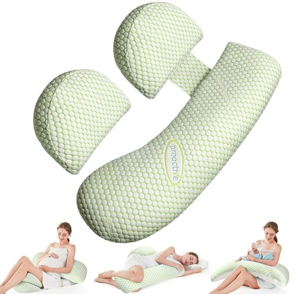 Almohada de embarazo para dormir, almohada de maternidad para mujeres embarazadas, almohadas de maternidad y cuerpo, soporte de almohada de embarazo para espalda, caderas