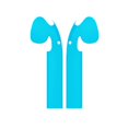 thumbnail image 2 of Gwong Electrónica Adhesivo de color sólido Bluetooth-compatible con la etiqueta engomada de la etiqueta de la etiqueta de la calcomanía para AidPODS, 2 of 7