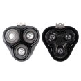 thumbnail image 3 of Detachable Shaver Parts, Three-Rings Net Auto Blade Sharpening Shaver Replacement Head, Head Shaver Replacement for Adult Male Men Gift Men, 3 of 7