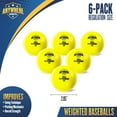 thumbnail image 4 of Pelotas de béisbol con peso Anywhere Sports 16 oz, diámetro de 2.85", 4 of 8
