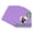 Pansy Purple, variant on Pansy Purple Picture Frame Mat for 4x4 Inch Frames - Heart Opening for 2x2 Photos - 1 Mat