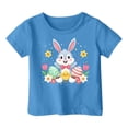 thumbnail image 7 of shoper Girls Shirts 4t Crew Neck Short Sleeve Fashion Vacation Tops Toddler Clothes for Girls, 7 of 7