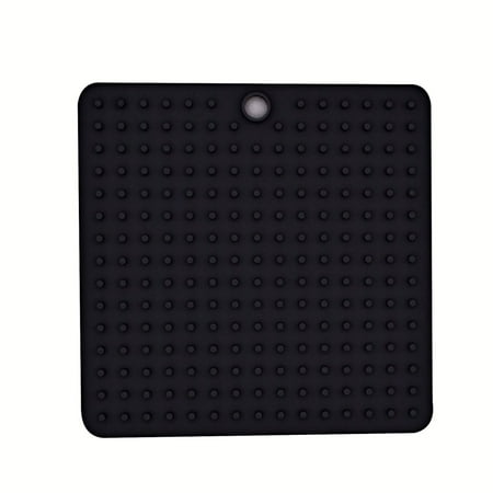 

Silicone Non-Slip Hot Pads Multipurpose Non-slip Mat for Home Office Table Black