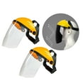 thumbnail image 3 of Casco facial completo antivaho Macarena Visor ancho Casco de soldadura para pulido facial reutilizable profesional para hombre amarillo, 3 of 7