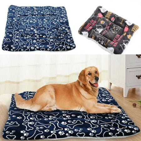 - Large Soft Warm Dog Cat Pet Mat Bed Pad Self Heating Rug Thermal Washable Pillow