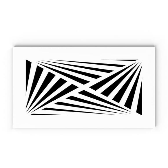 SABA Home Decor White Air Vent Cover - Acrylic Plexiglass 6" x 8" Duct Opening (8" x 10" Overall) Return Grille Decorative Covers for Walls & Ceilings NOT for Floor USE, Aria