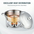 thumbnail image 3 of Ensemble de 6 Plats à Frotter 5L en Acier Inoxydable pour Barbecues et Plus, 3 of 12