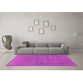 thumbnail image 3 of Ahgly Company Indoor Rectangle Solid Pink Modern Area Rugs, 6' x 9', 3 of 4