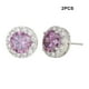 thumbnail image 2 of Sonducket 1 par de pendientes redondos de moda para mujer, pendientes para banquete, regalo de cumpleaños Type11 NO11, 2 of 6