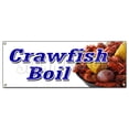thumbnail image 1 of Crawfish Boil Banner Sign Cajun buggers Louisiana Crayfish Shellfish, 1 of 10