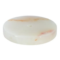 B&P Lamp® 4" Dia., Flat, Round Onyx Break